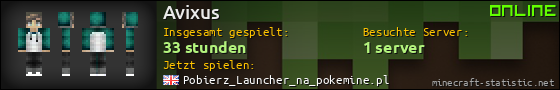 Benutzerleisten 560x90 für Avixus
