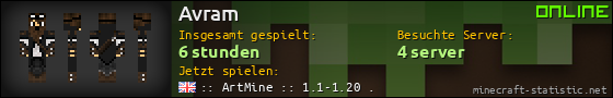 Benutzerleisten 560x90 für Avram
