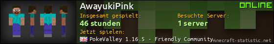 Benutzerleisten 560x90 für AwayukiPink