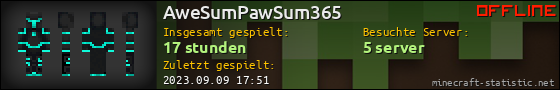 Benutzerleisten 560x90 für AweSumPawSum365