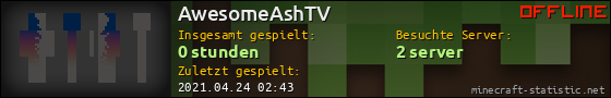 Benutzerleisten 560x90 für AwesomeAshTV