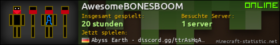 Benutzerleisten 560x90 für AwesomeBONESBOOM