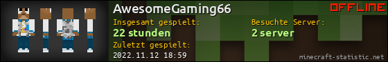 Benutzerleisten 560x90 für AwesomeGaming66