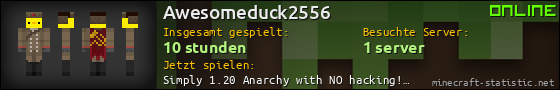 Benutzerleisten 560x90 für Awesomeduck2556