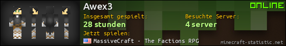 Benutzerleisten 560x90 für Awex3