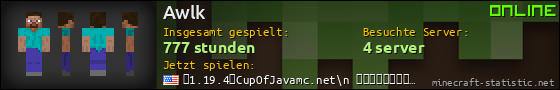 Benutzerleisten 560x90 für Awlk