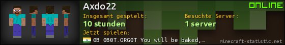 Benutzerleisten 560x90 für Axdo22