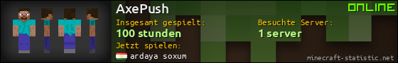 Benutzerleisten 560x90 für AxePush