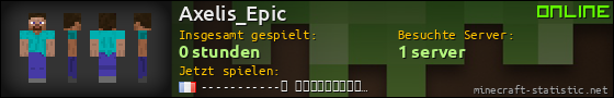 Benutzerleisten 560x90 für Axelis_Epic