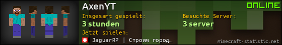 Benutzerleisten 560x90 für AxenYT