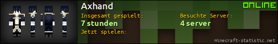 Benutzerleisten 560x90 für Axhand