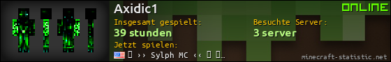 Benutzerleisten 560x90 für Axidic1