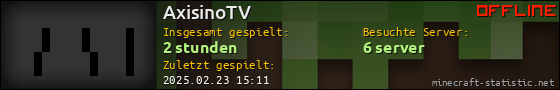 Benutzerleisten 560x90 für AxisinoTV