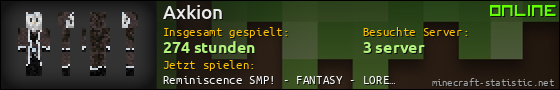 Benutzerleisten 560x90 für Axkion