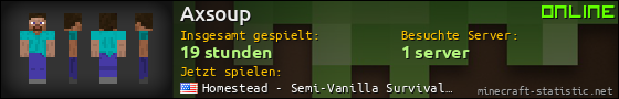 Benutzerleisten 560x90 für Axsoup