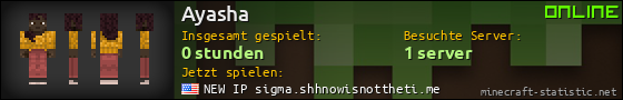 Benutzerleisten 560x90 für Ayasha