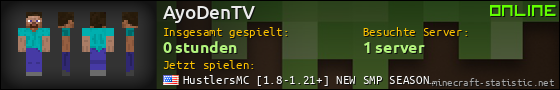 Benutzerleisten 560x90 für AyoDenTV