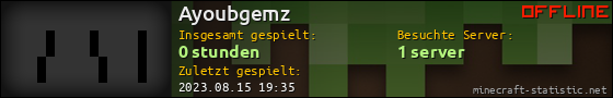 Benutzerleisten 560x90 für Ayoubgemz
