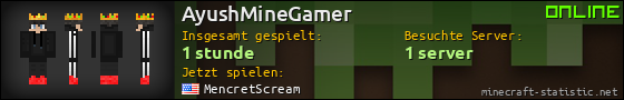 Benutzerleisten 560x90 für AyushMineGamer