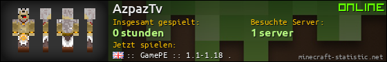 Benutzerleisten 560x90 für AzpazTv
