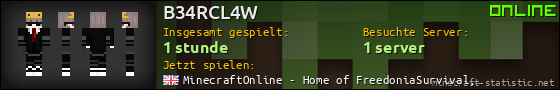 Benutzerleisten 560x90 für B34RCL4W