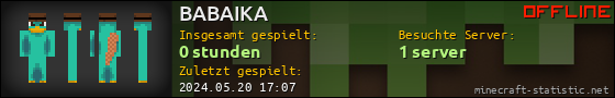 Benutzerleisten 560x90 für BABAIKA