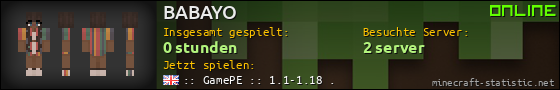Benutzerleisten 560x90 für BABAYO