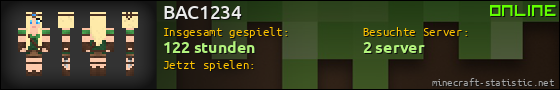 Benutzerleisten 560x90 für BAC1234