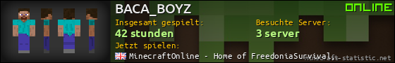 Benutzerleisten 560x90 für BACA_BOYZ