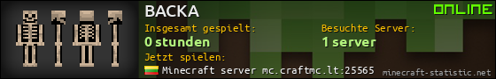 Benutzerleisten 560x90 für BACKA