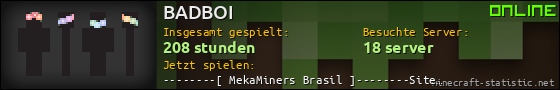 Benutzerleisten 560x90 für BADBOI