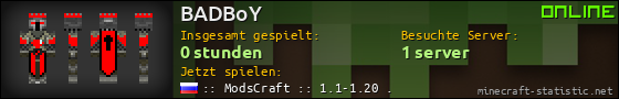 Benutzerleisten 560x90 für BADBoY