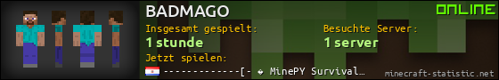 Benutzerleisten 560x90 für BADMAGO