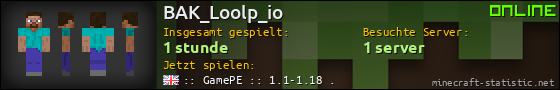 Benutzerleisten 560x90 für BAK_Loolp_io