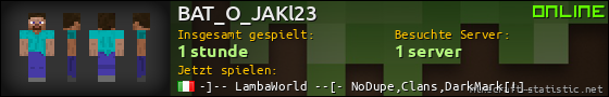 Benutzerleisten 560x90 für BAT_O_JAKl23