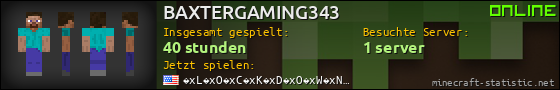 Benutzerleisten 560x90 für BAXTERGAMING343