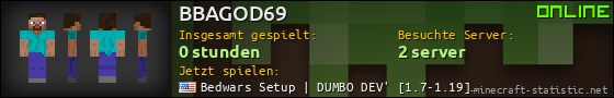 Benutzerleisten 560x90 für BBAGOD69