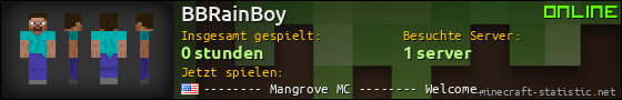 Benutzerleisten 560x90 für BBRainBoy