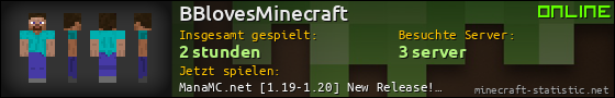 Benutzerleisten 560x90 für BBlovesMinecraft