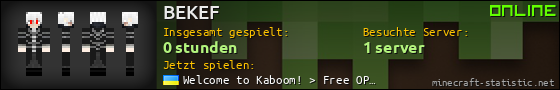 Benutzerleisten 560x90 für BEKEF