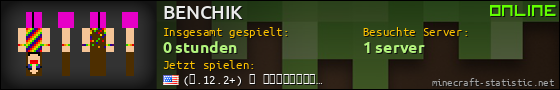 Benutzerleisten 560x90 für BENCHIK