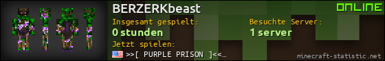 Benutzerleisten 560x90 für BERZERKbeast