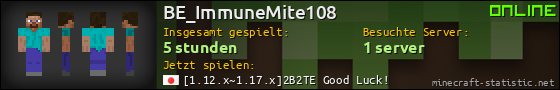 Benutzerleisten 560x90 für BE_ImmuneMite108