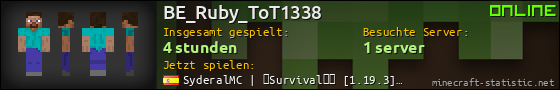 Benutzerleisten 560x90 für BE_Ruby_ToT1338