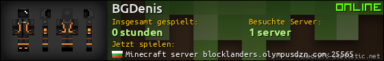 Benutzerleisten 560x90 für BGDenis