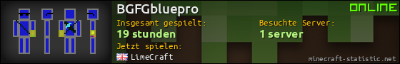 Benutzerleisten 560x90 für BGFGbluepro