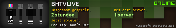 Benutzerleisten 560x90 für BHTVLIVE