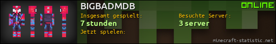 Benutzerleisten 560x90 für BIGBADMDB