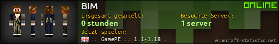 Benutzerleisten 560x90 für BIM