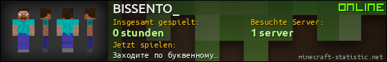 Benutzerleisten 560x90 für BISSENTO_